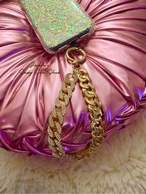 Gold Double Cuban Link Wrist Strap for Women